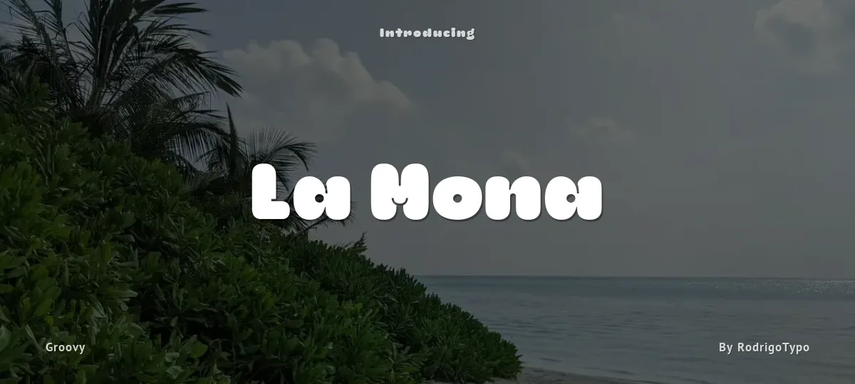 La Mona font preview