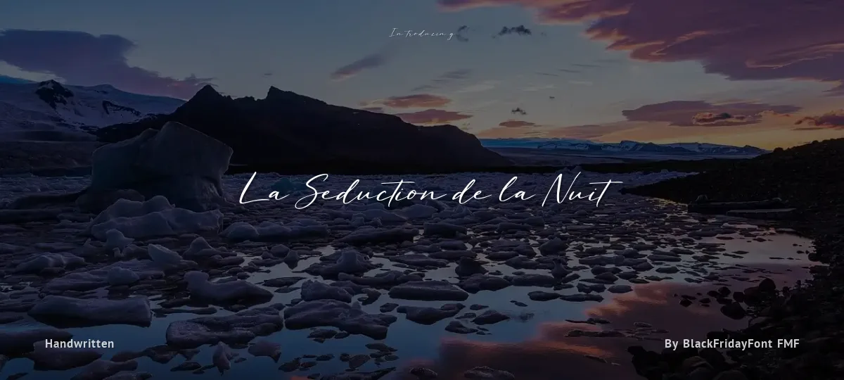 La Seduction de la Nuit font preview
