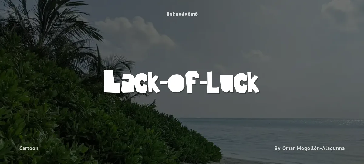 Lack-of-luck font preview