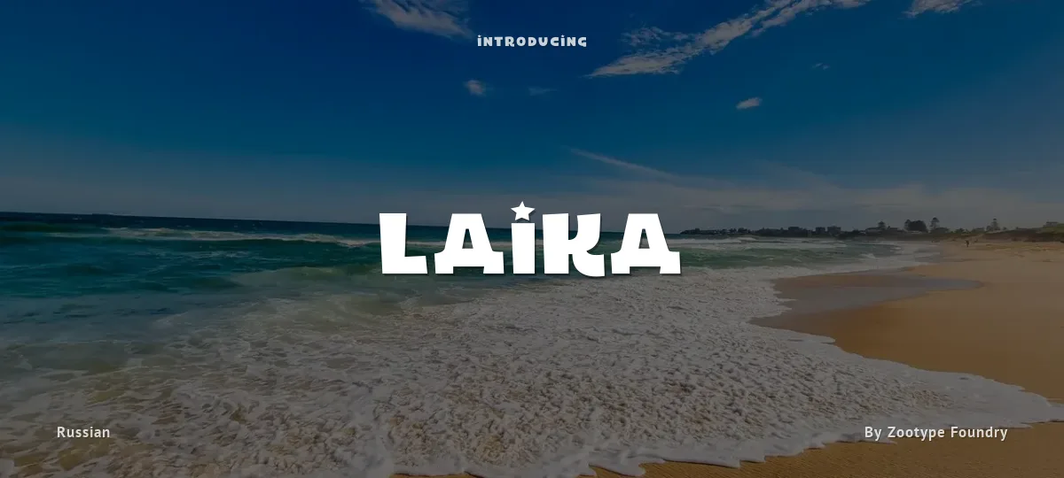 Laika font preview