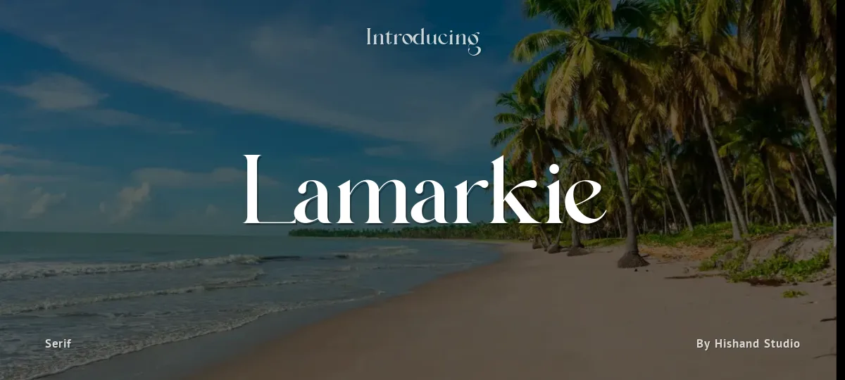Lamarkie font preview