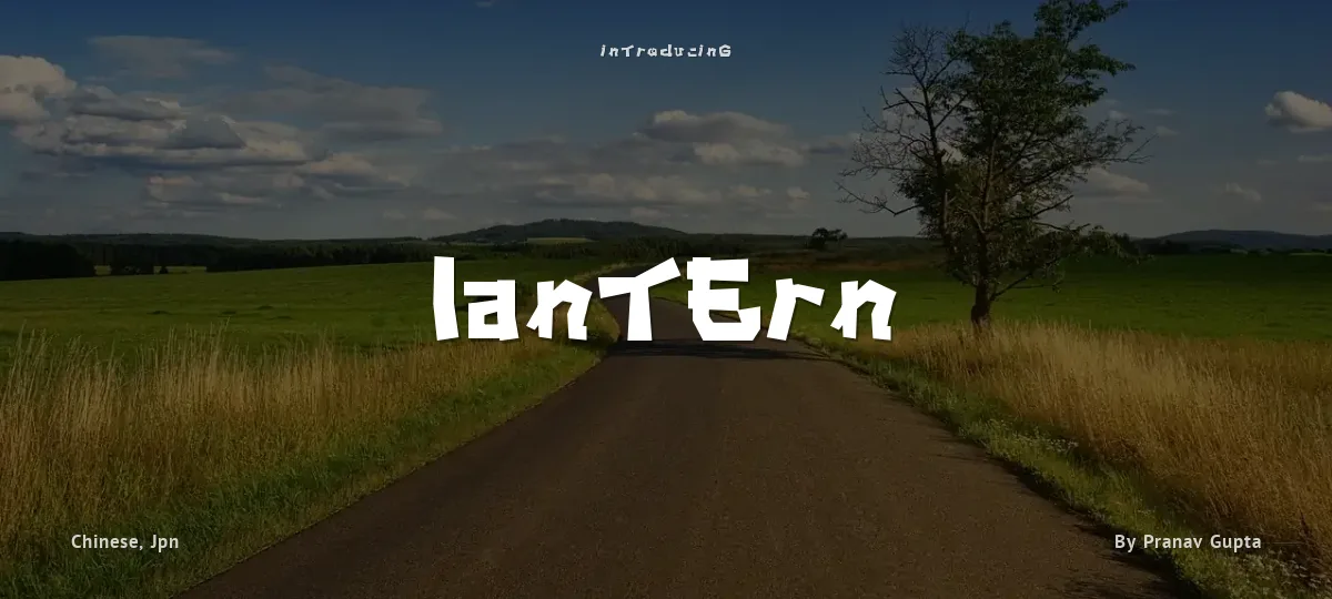 Lantern font preview
