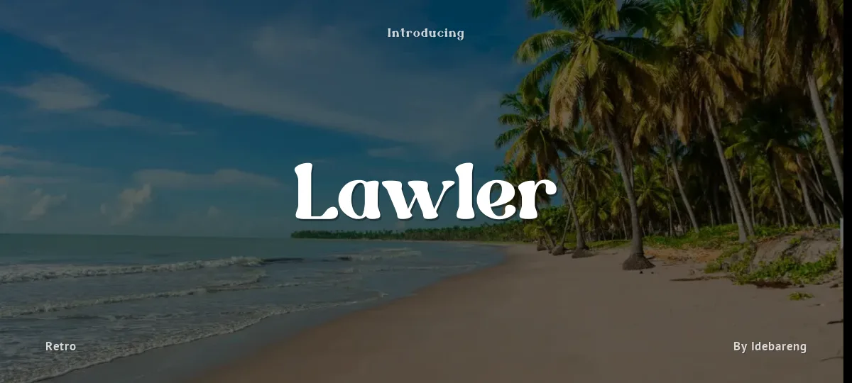 Lawler font preview