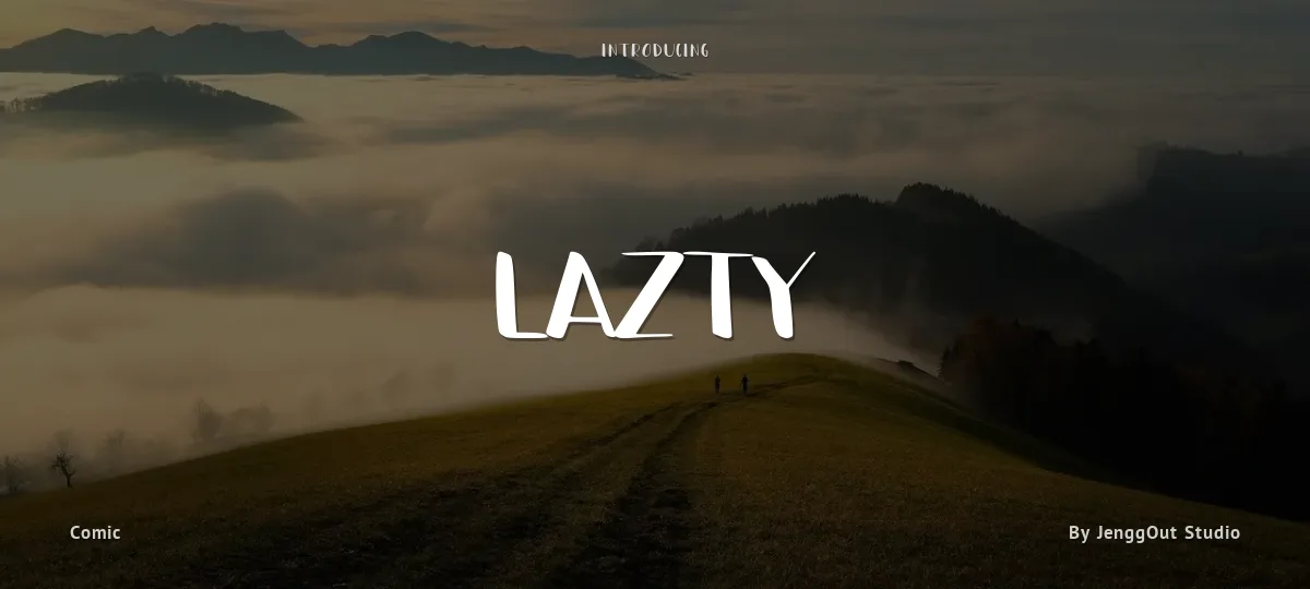 Lazty font preview