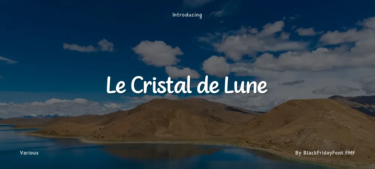 Le Cristal de Lune font preview