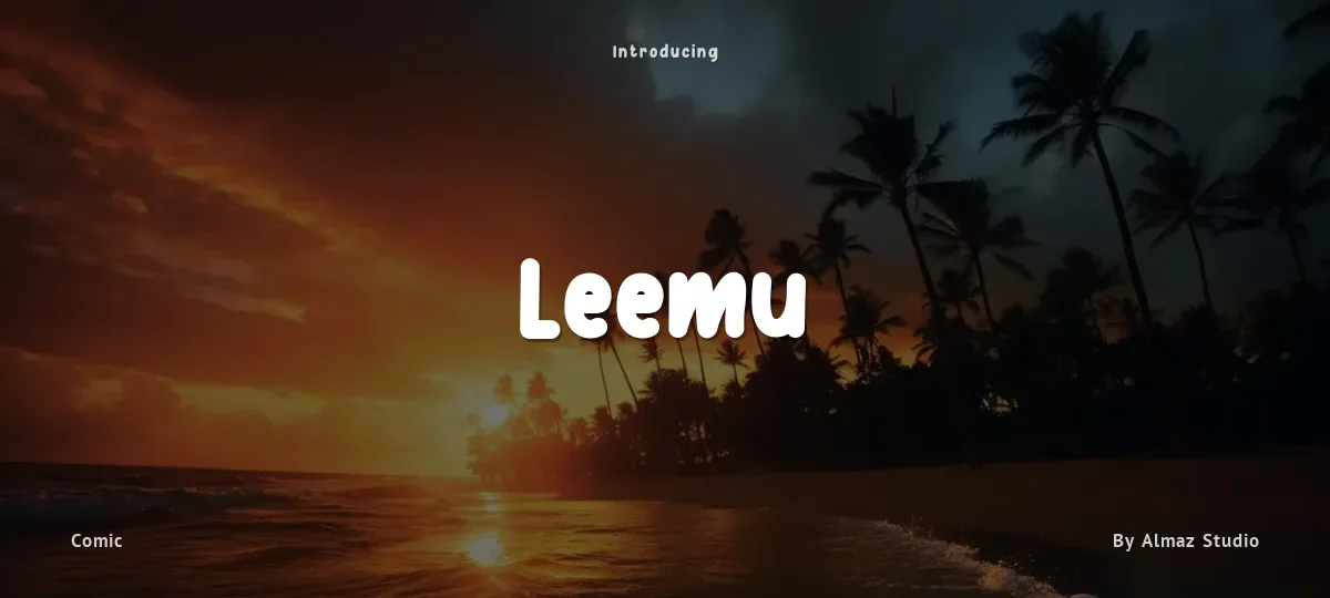 Leemu font preview