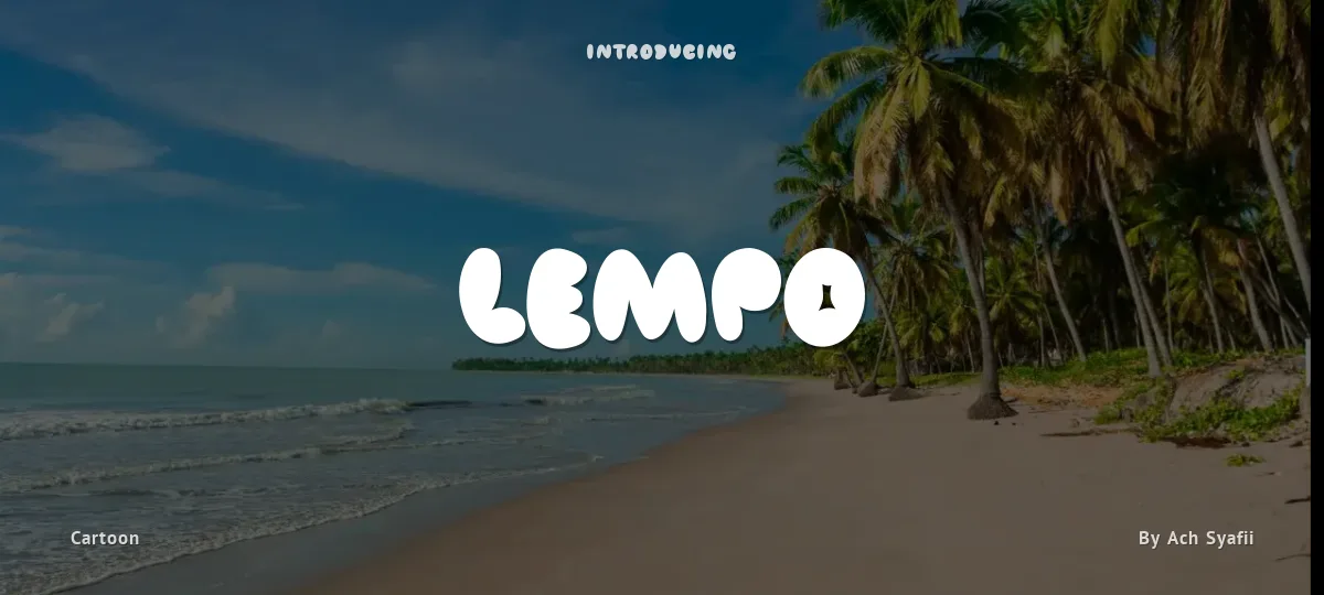 Lempo font preview