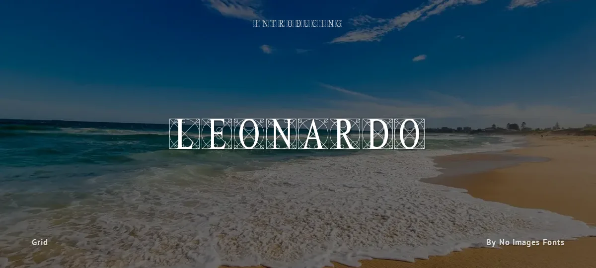 Leonardo font preview