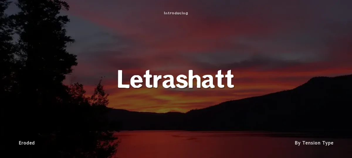 Letrashatt font preview