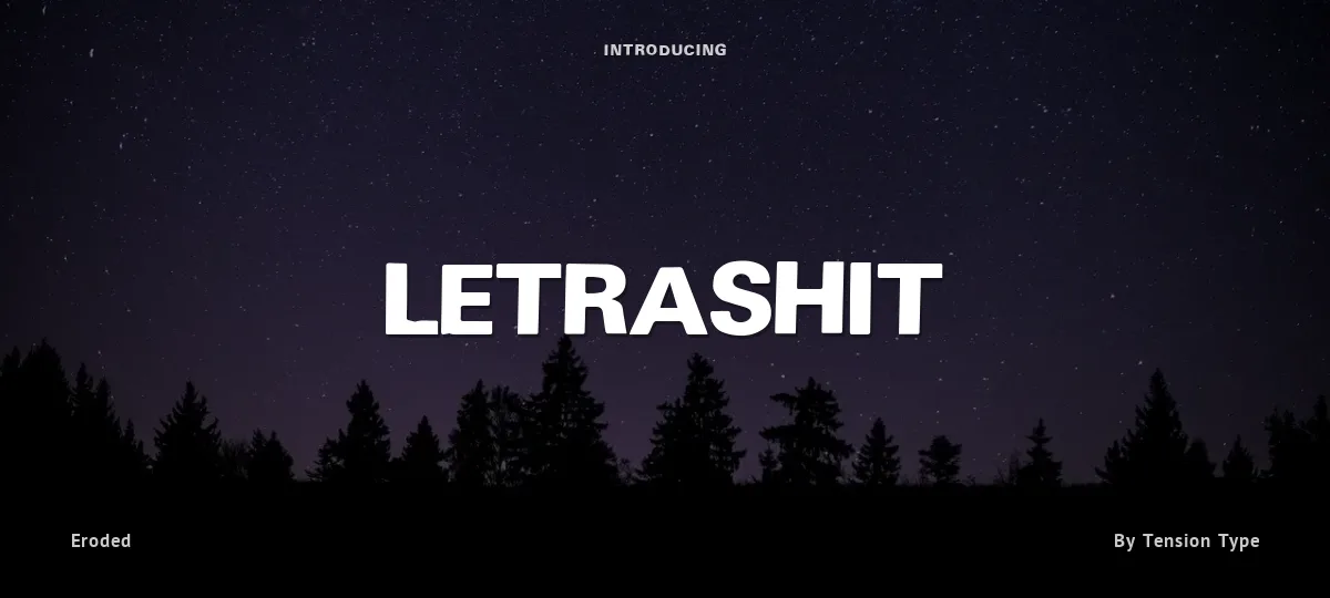 Letrashit font preview