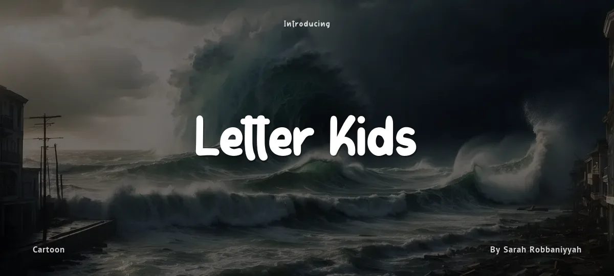 Letter Kids font preview