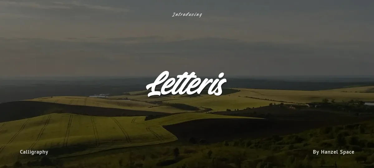 Letteris font preview