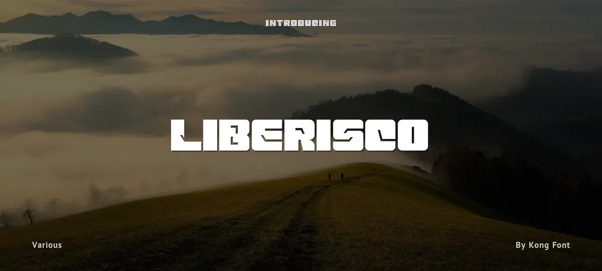 Liberisco font preview