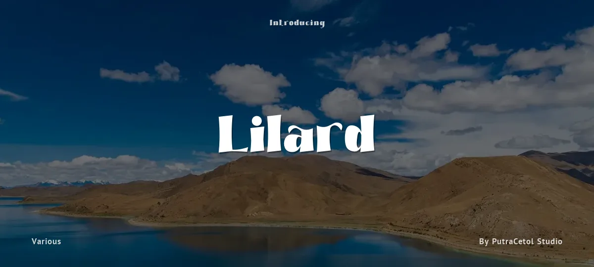 Lilard font preview