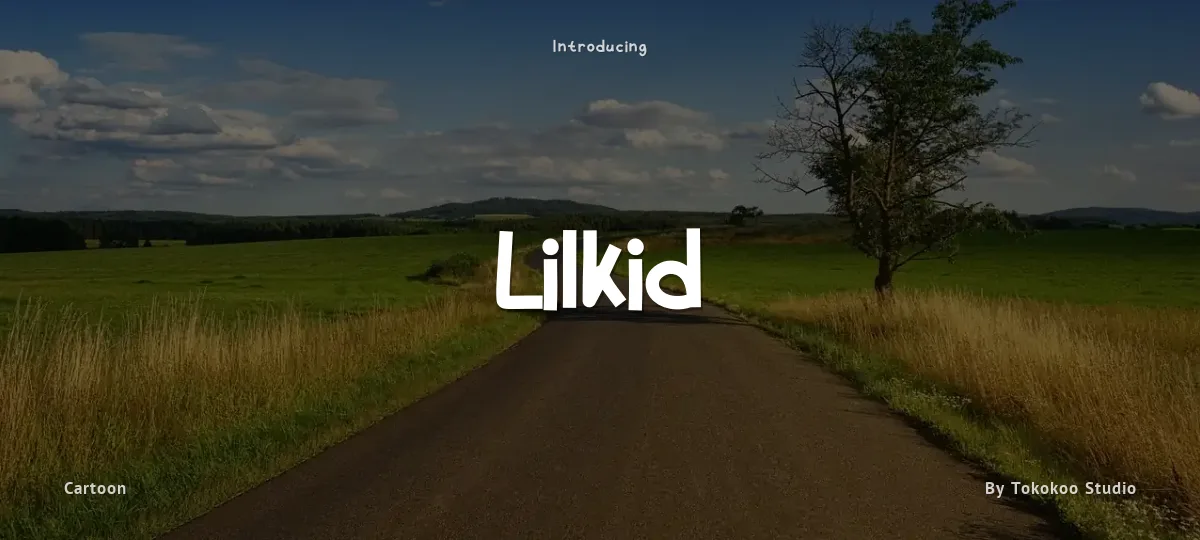 Lilkid font preview