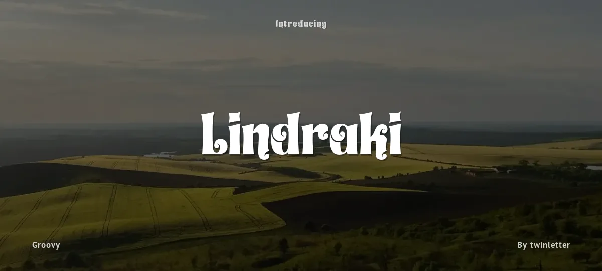 Lindraki font preview