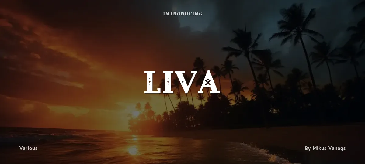 Liva font preview