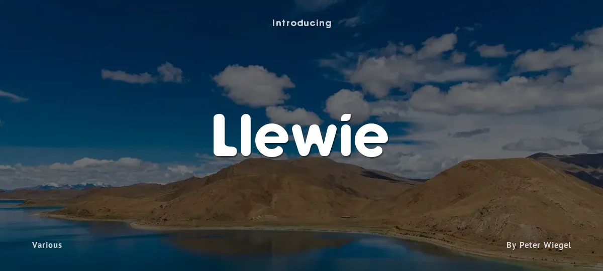 Llewie font preview