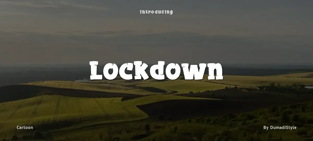 Lockdown font preview