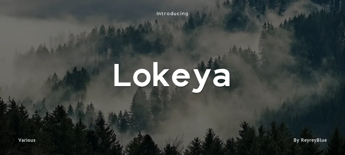 Lokeya font preview