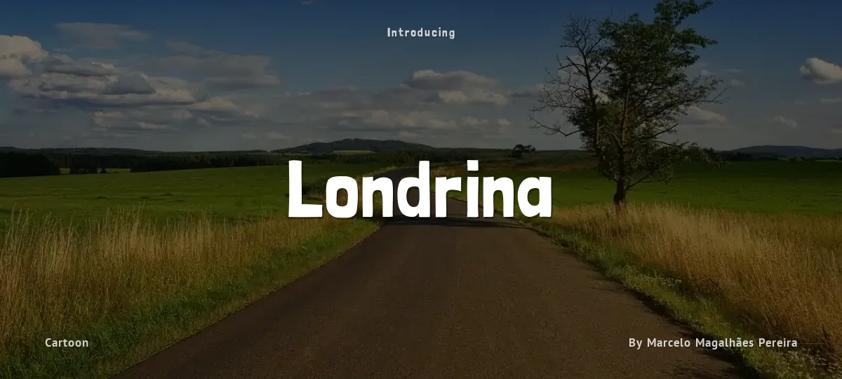 Londrina font preview