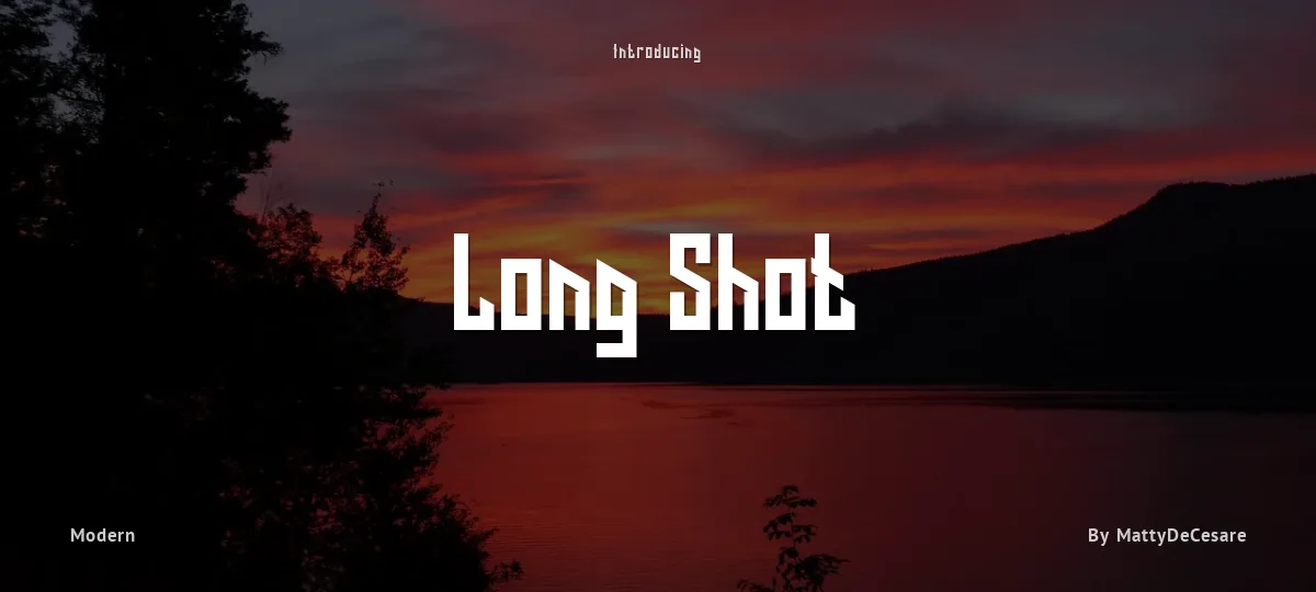 Long Shot font preview