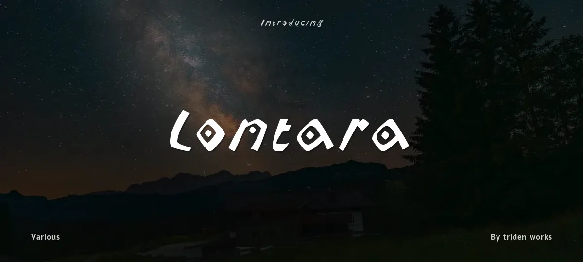 Lontara font preview