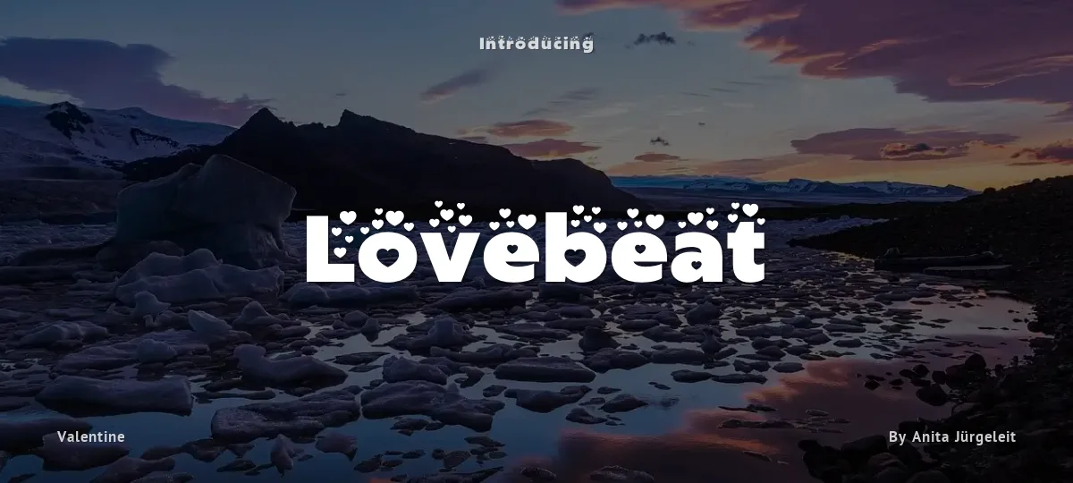 Lovebeat font preview