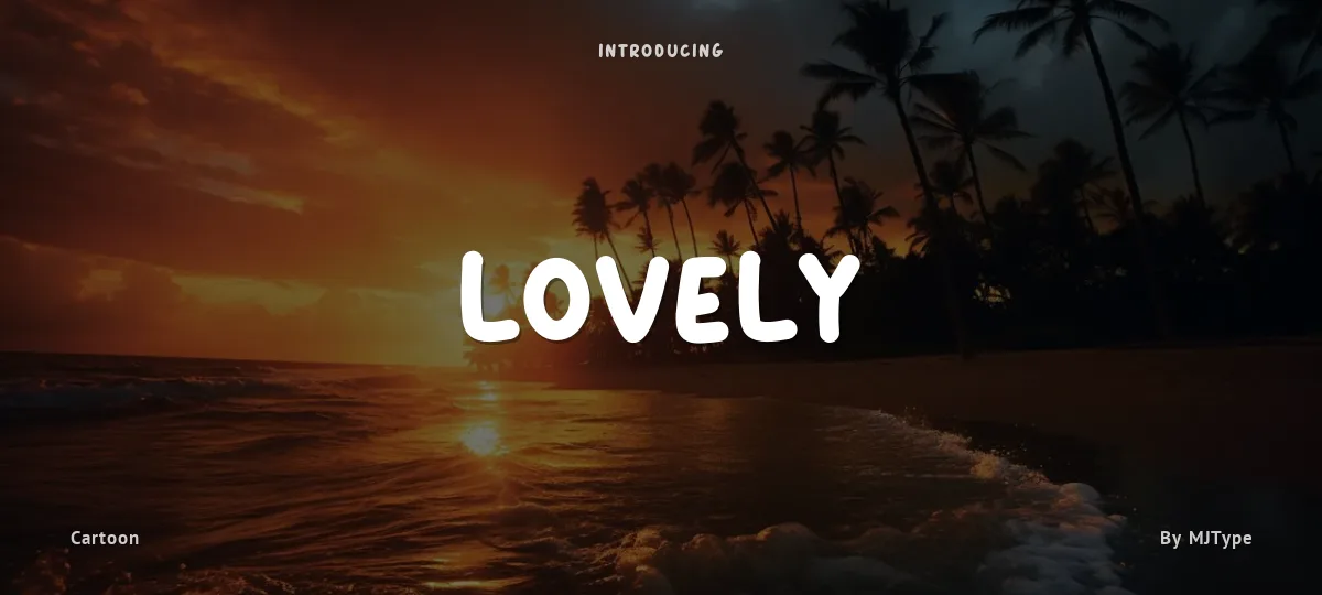 Lovely font preview
