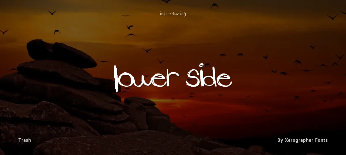 Lower Side font preview