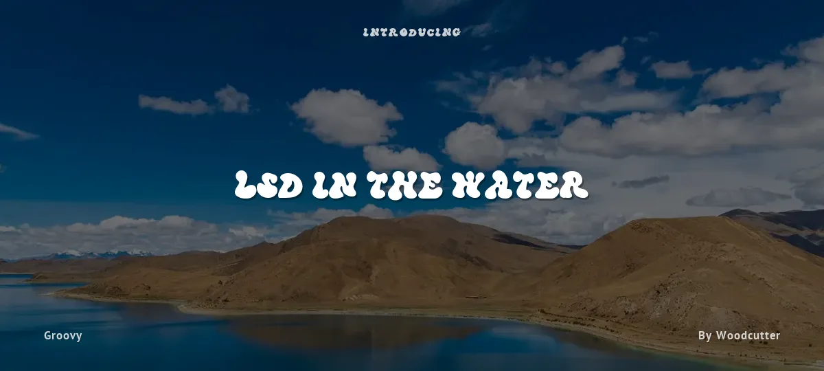 LSD in the Water font preview