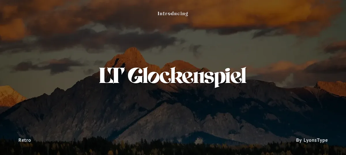 LT Glockenspiel font preview