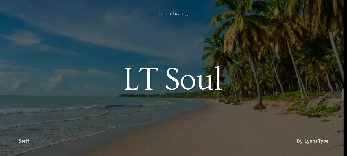 LT Soul font preview
