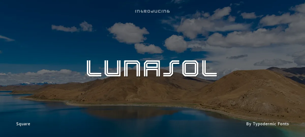 Lunasol font preview