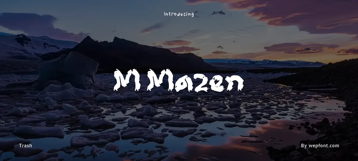 M Mazen font preview