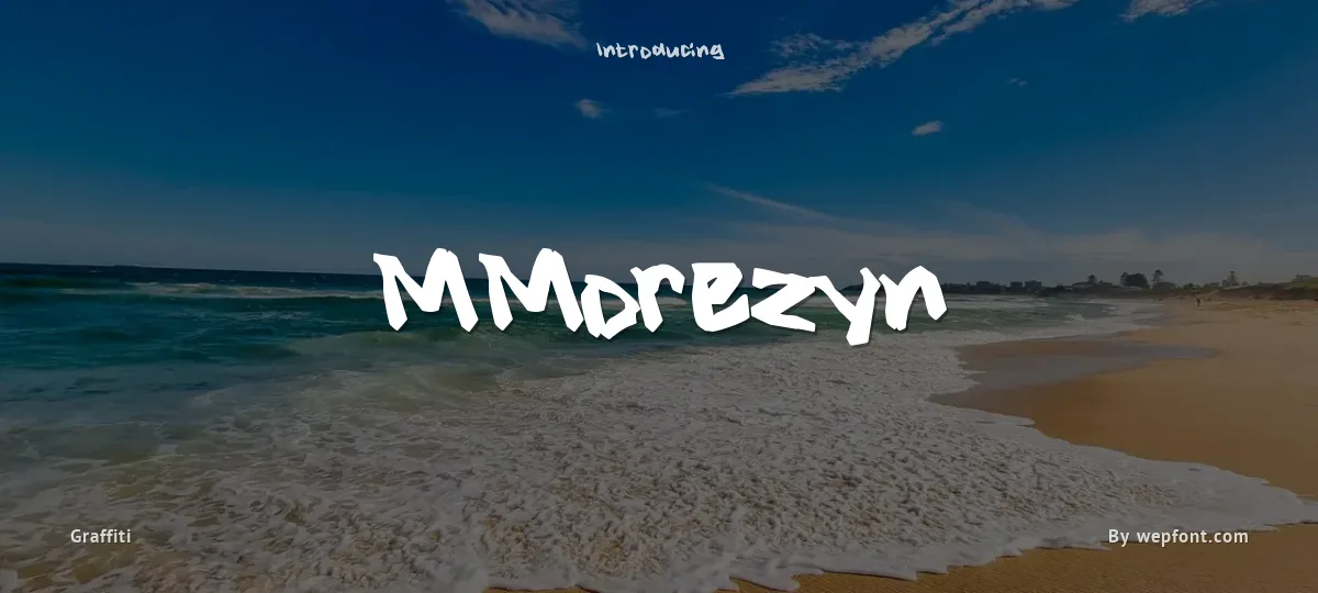 M Morezyn font preview