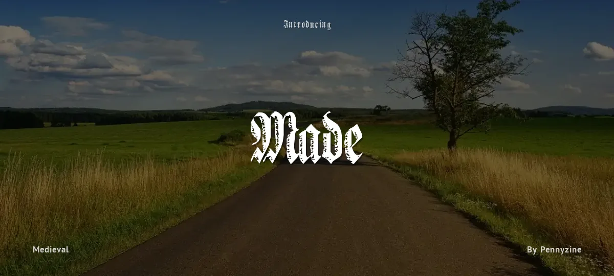 Made font preview