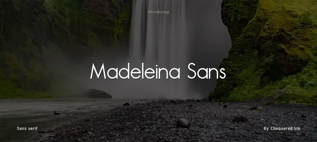Madeleina Sans font preview