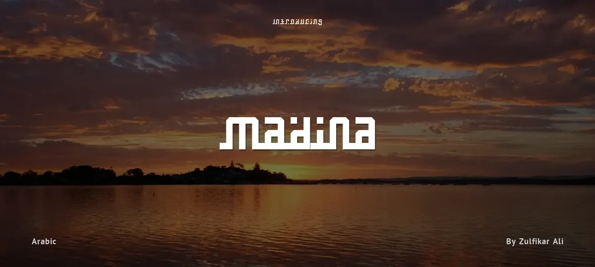 Madina font preview