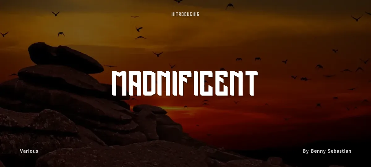Madnificent font preview