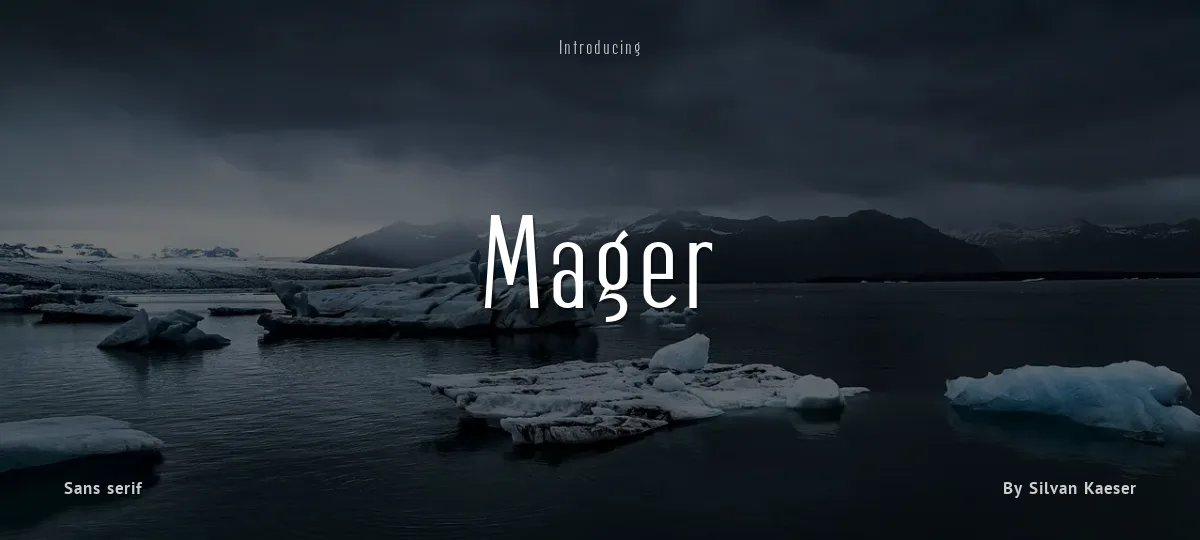 Mager font preview