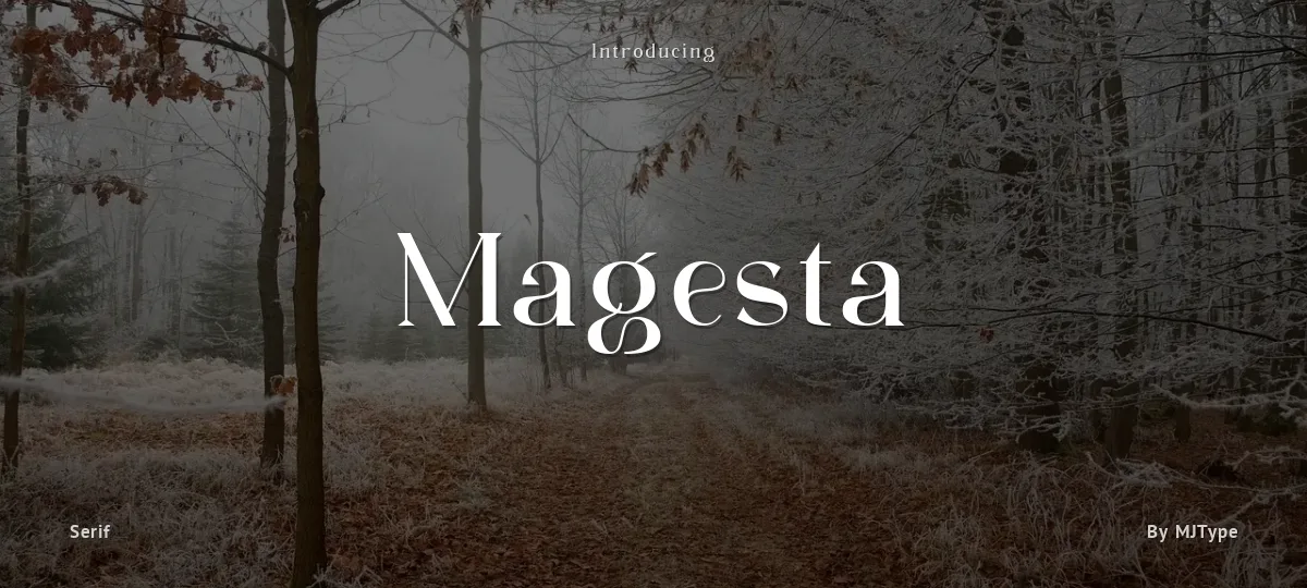 Magesta font preview