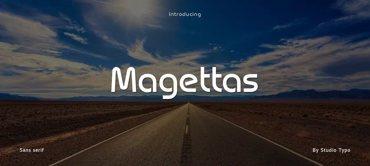 Magettas font preview