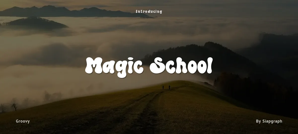 Magic School font preview