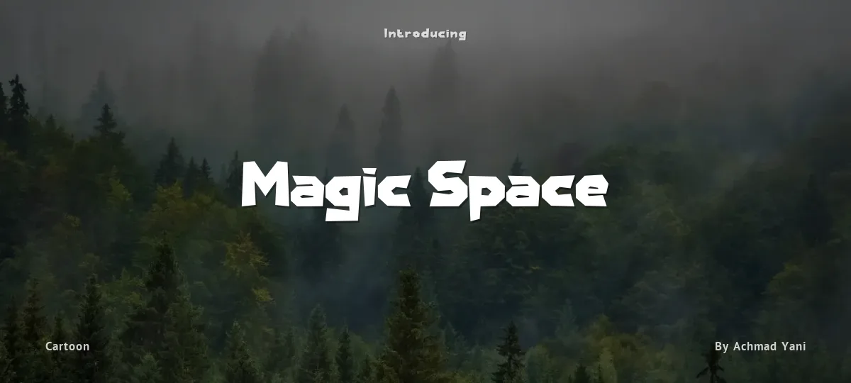 Magic Space font preview