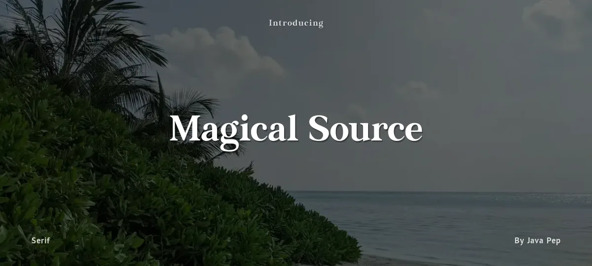 Magical Source font preview