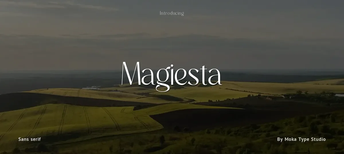 Magiesta font preview