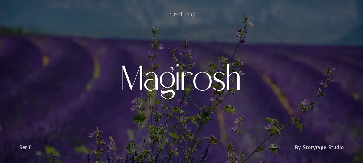 Magirosh font preview