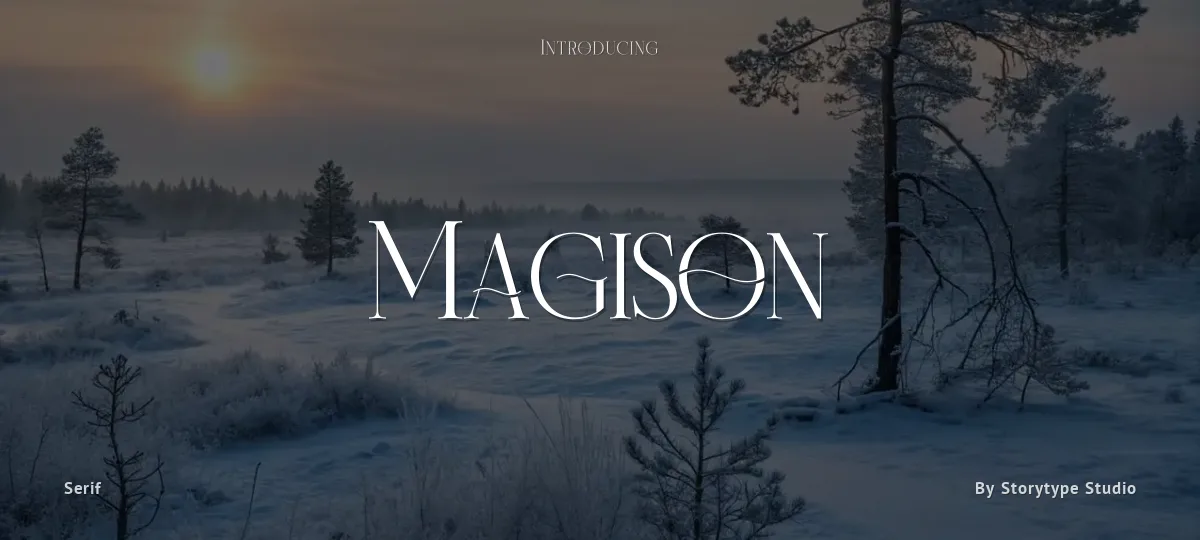 Magison font preview