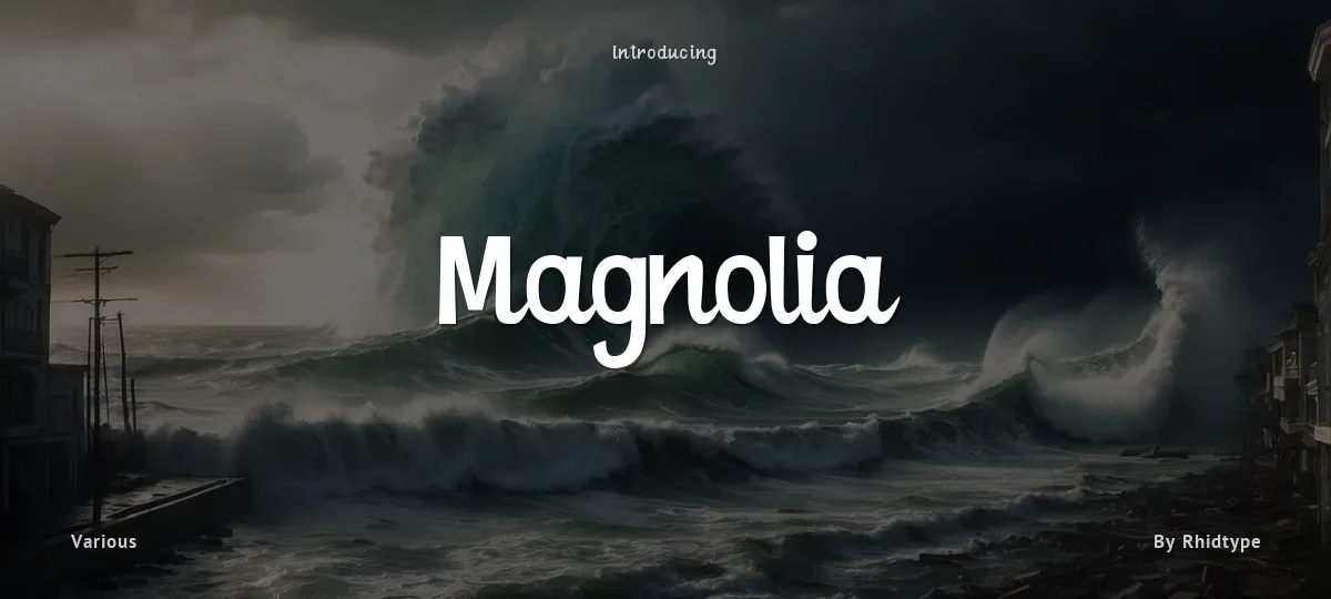 Magnolia font preview